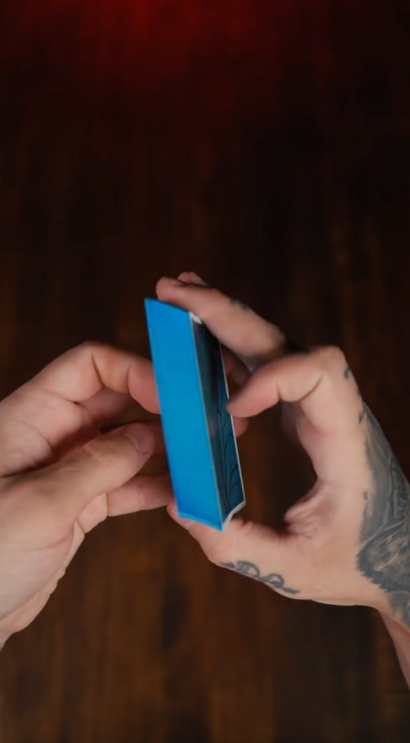 Reflecting Blue Petal Cards