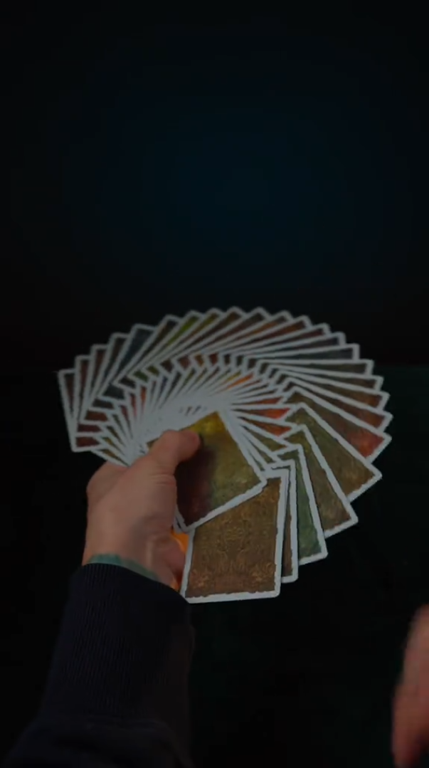 Ancient Gold Petal Cards