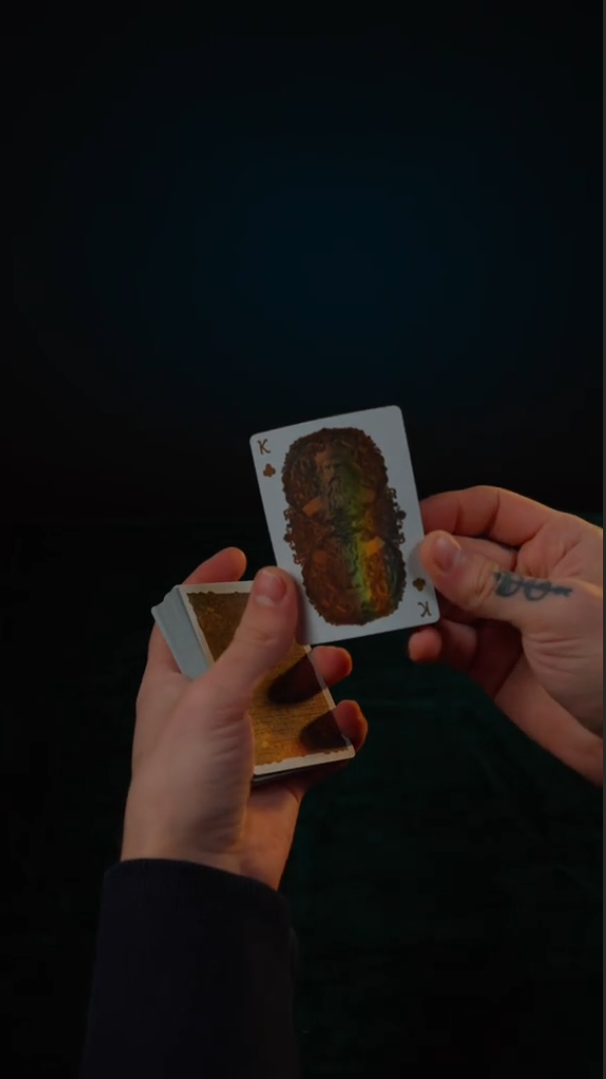 Ancient Gold Petal Cards