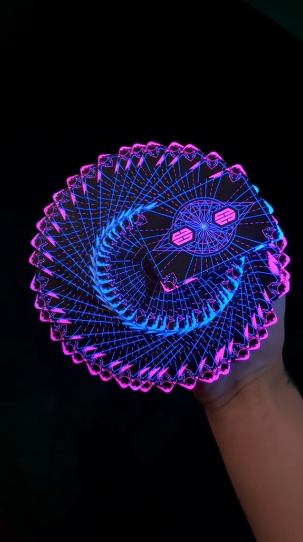 Neon Golw in Dark Cards